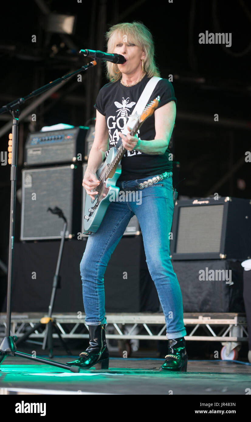 Les prétendants à l'Cornbury Music Festival 2017, Samedi Chadlington, Oxfordshire Banque D'Images