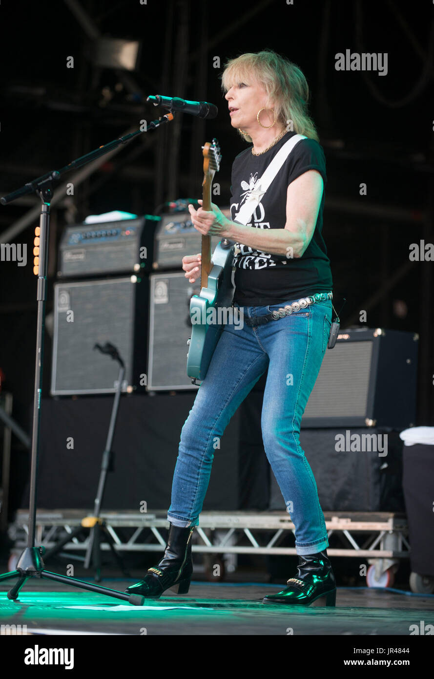 Les prétendants à l'Cornbury Music Festival 2017, Samedi Chadlington, Oxfordshire Banque D'Images