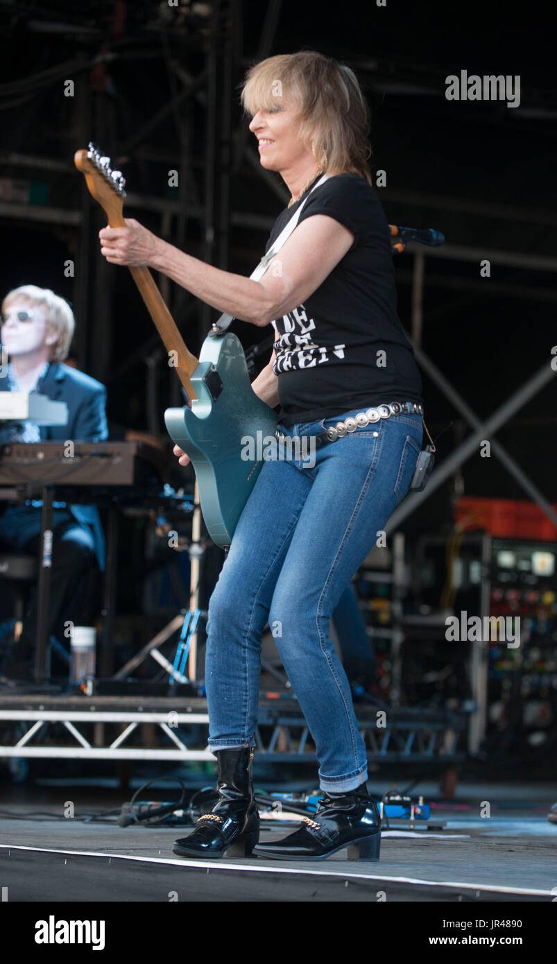 Les prétendants à l'Cornbury Music Festival 2017, Samedi Chadlington, Oxfordshire Banque D'Images