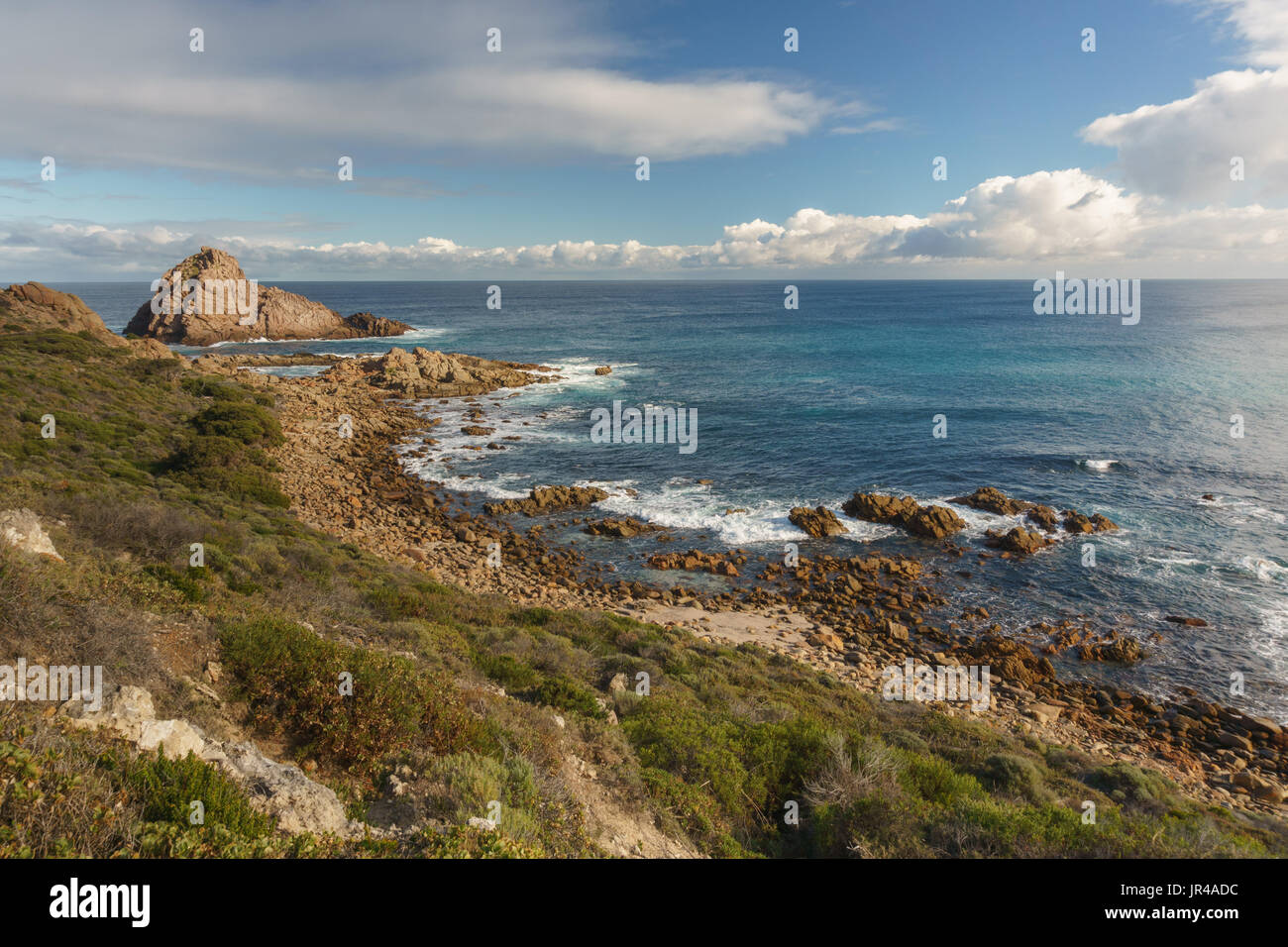 Point de vue sur les roches du canal, Margaret River, au sud-ouest de l'Australie Banque D'Images