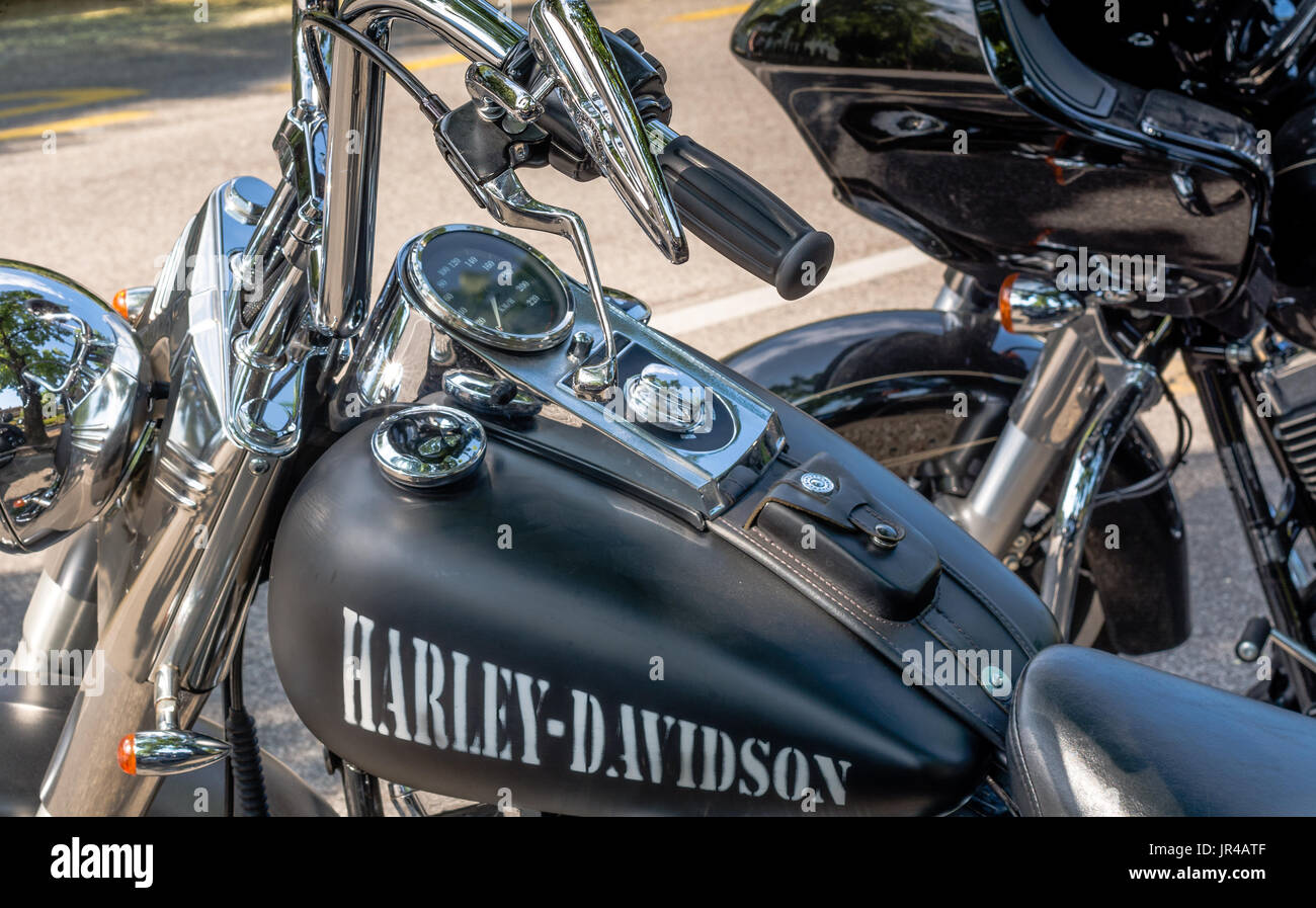 Moto ancienne harley davidson Banque de photographies et d’images à ...