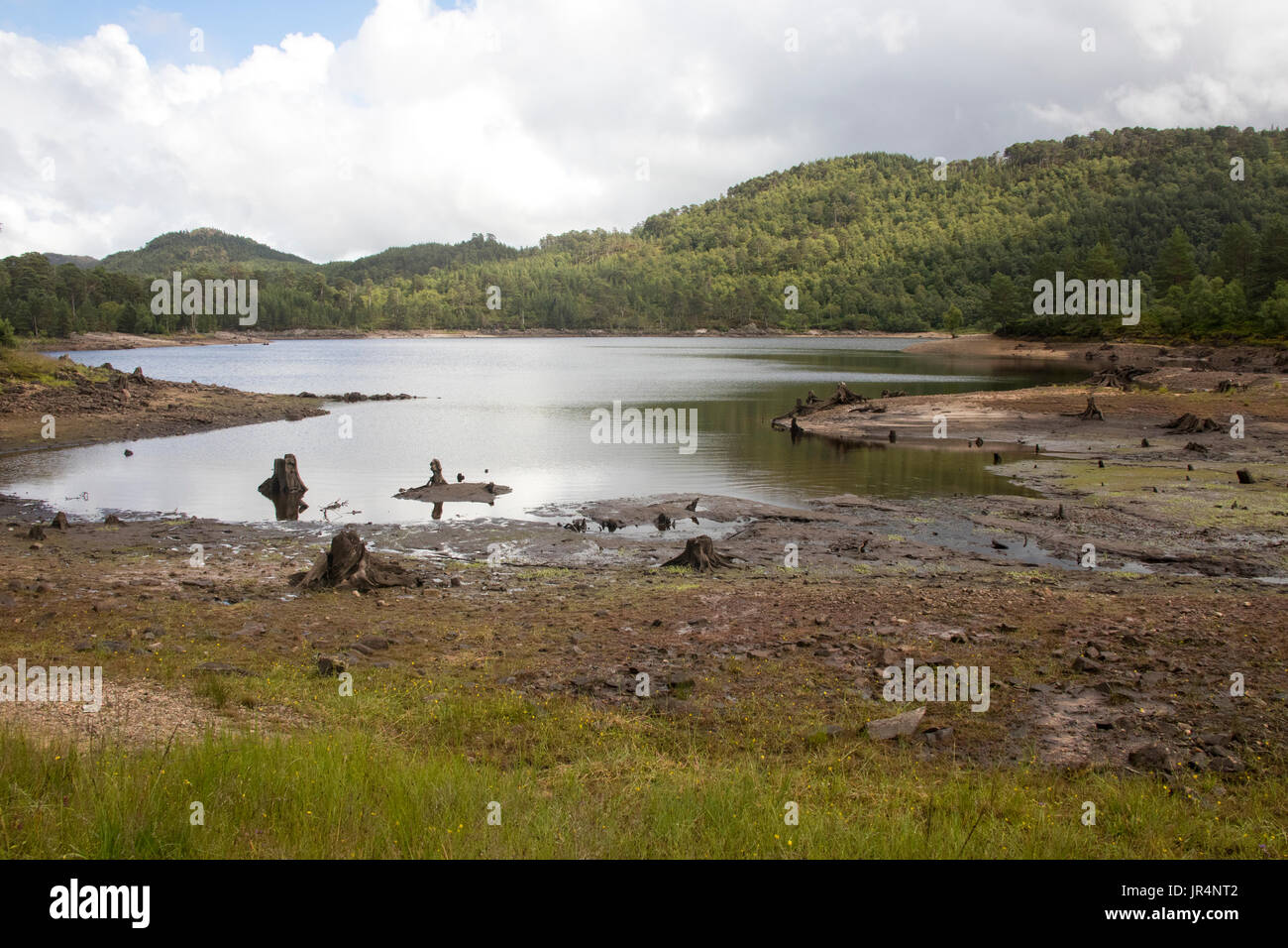 Loch Beinn a'Mheadhain, Glen Affric Banque D'Images