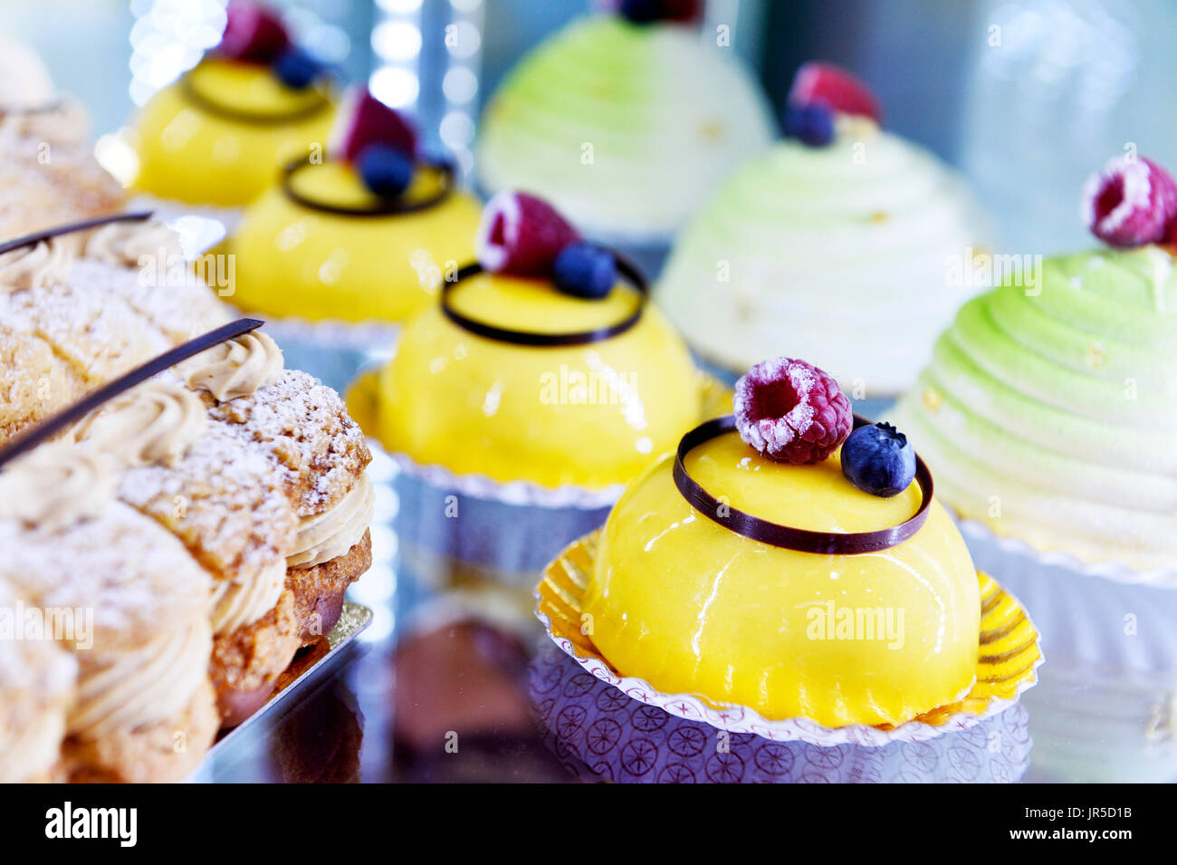 La pâtisserie française à Europain 2016, Villepinte, France Banque D'Images