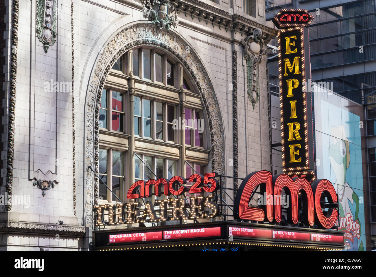 Cinéma AMC Empire 25 à Times Square, New York, USA Banque D'Images