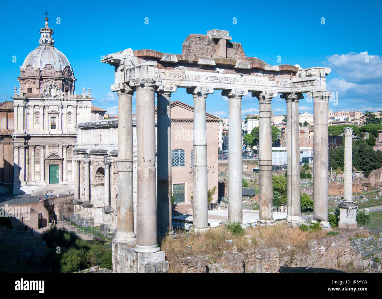 Forum romanum Banque D'Images
