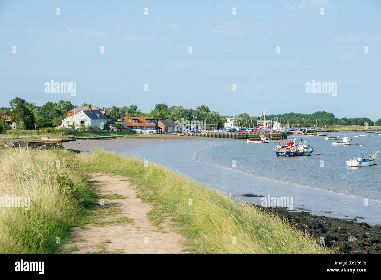 Le village de Suffolk Orford. Banque D'Images