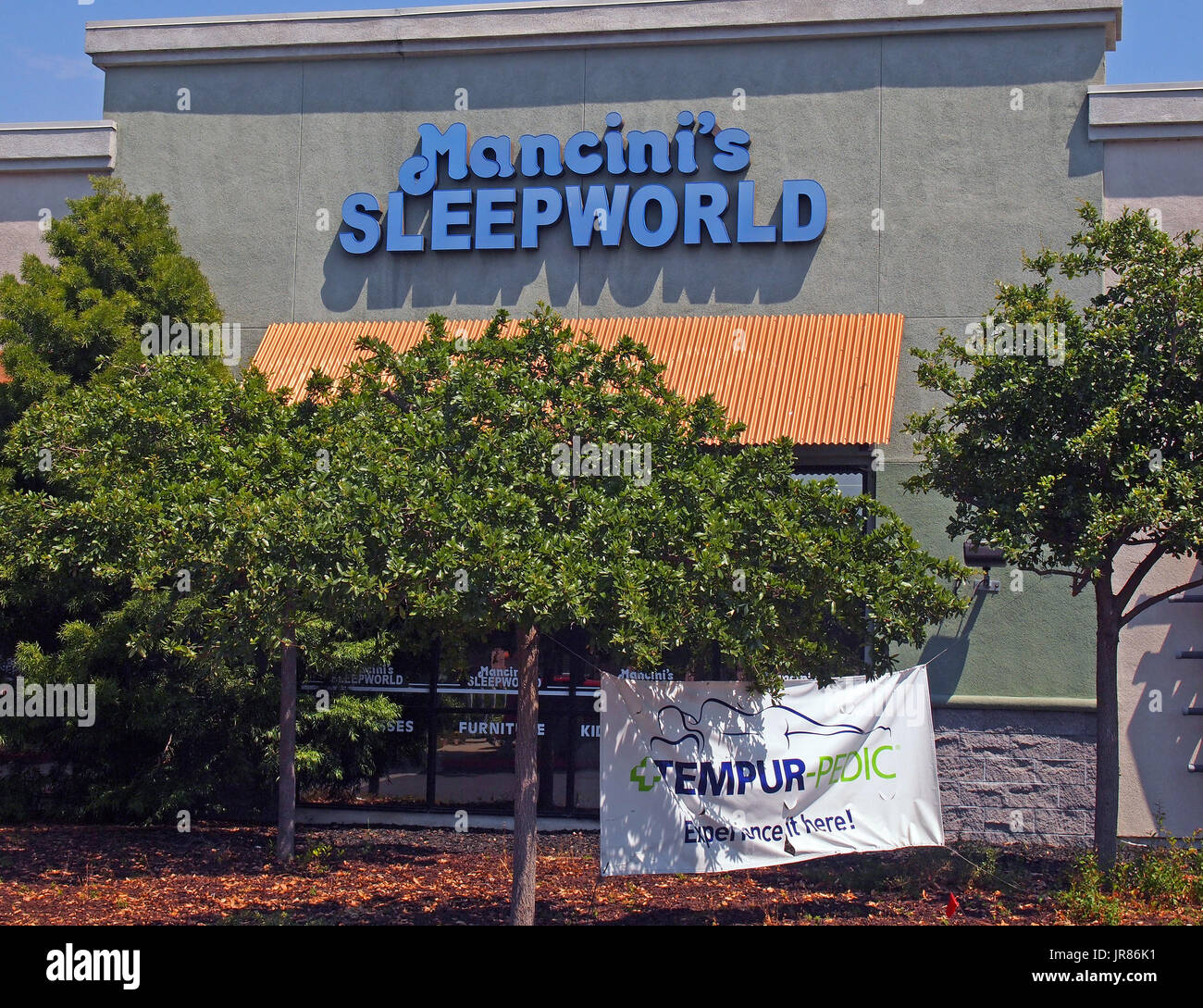 Mancini est Sleepworld store, Union City, Californie, Banque D'Images