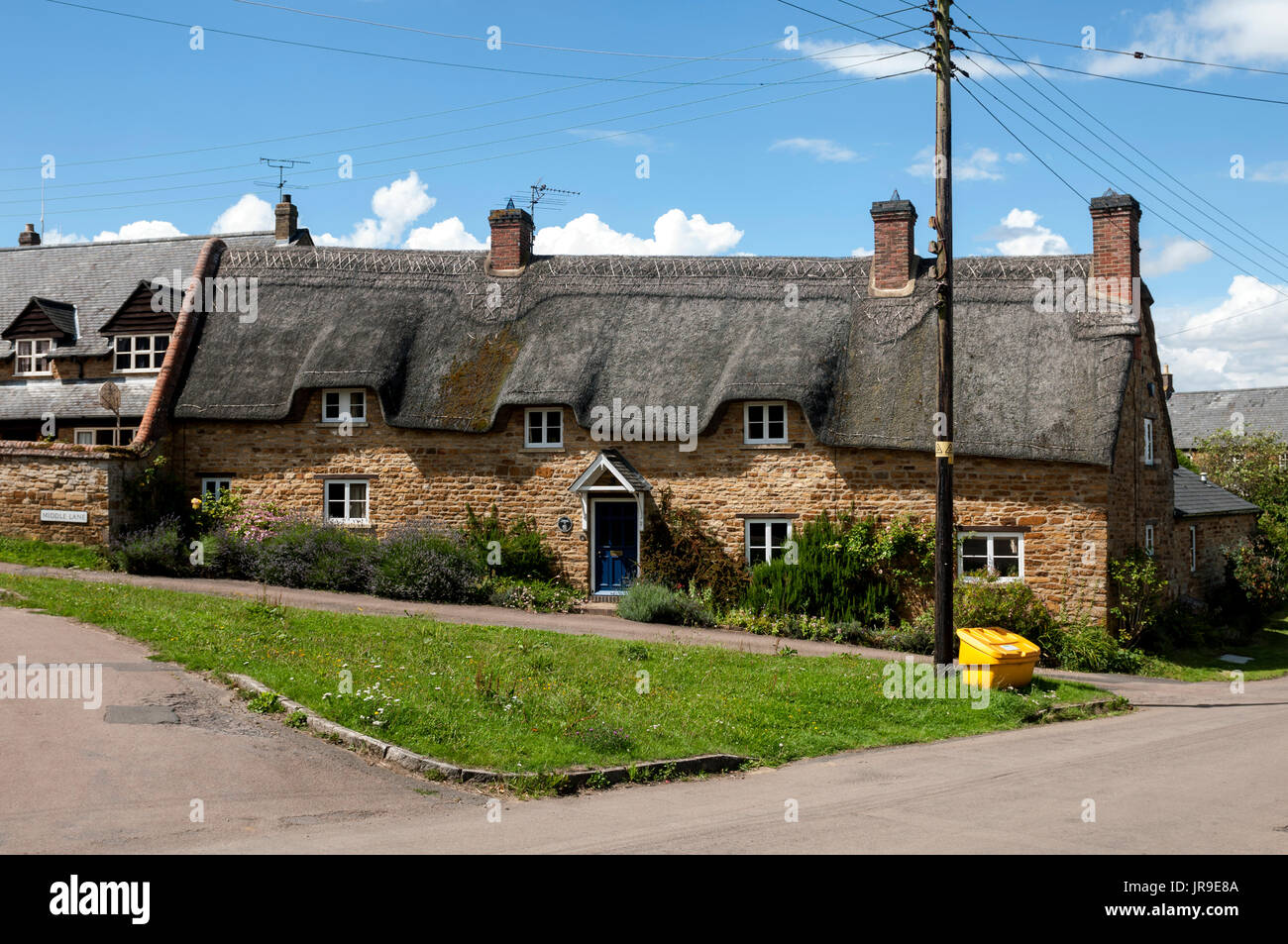 Village de Stoke Albany, Northamptonshire, England, UK Banque D'Images