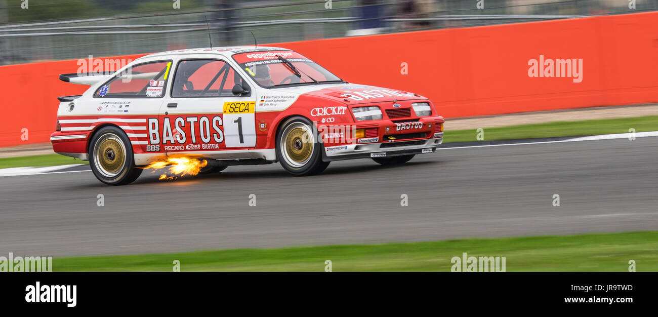 Silverstone Classic 2017 - Cosworth RS500 - Jet Super Touring Car Banque D'Images