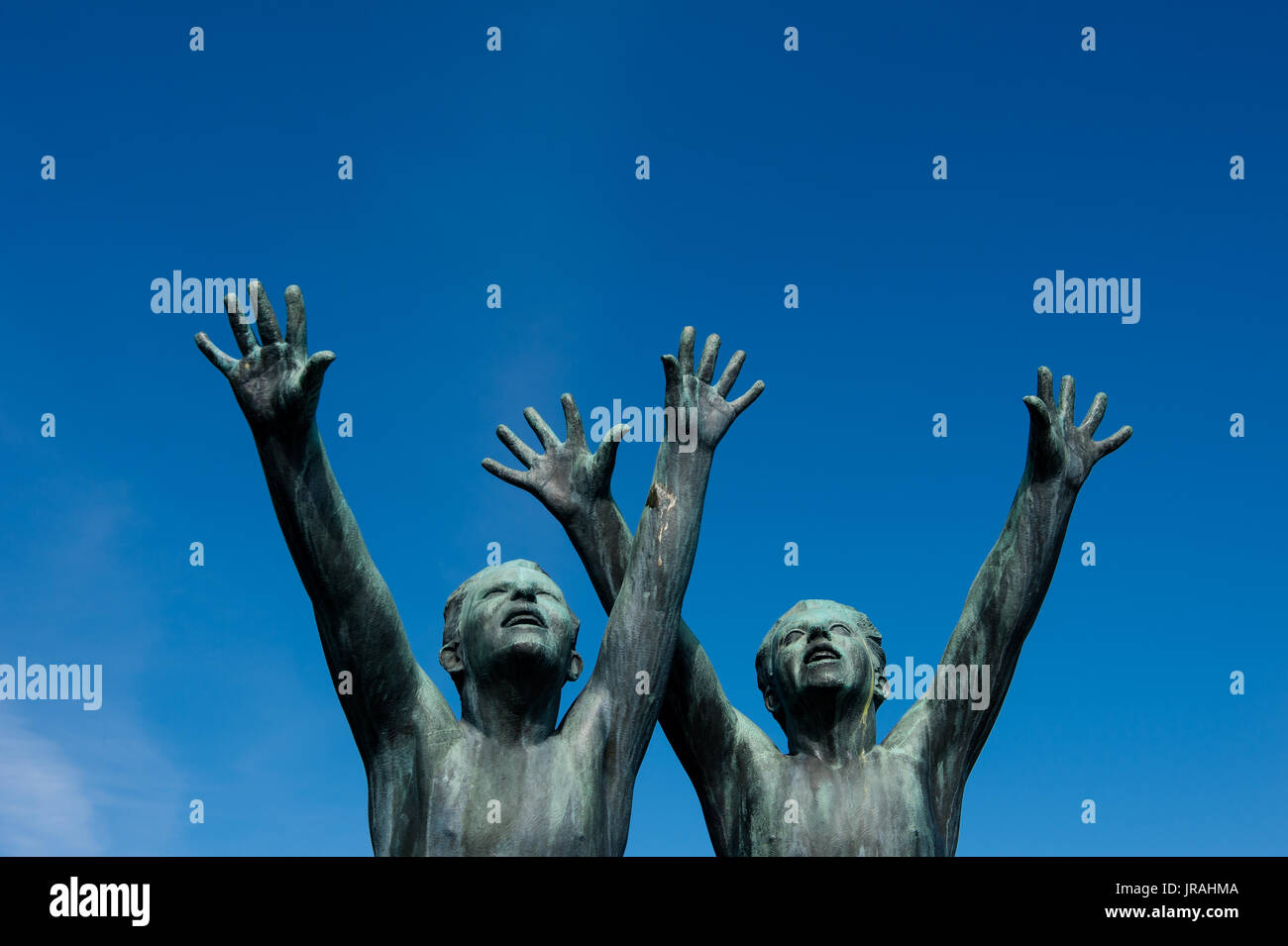 Gustav Vigeland Installation dans parc Frogner, Oslo, Norvège Banque D'Images Gustav Vigeland Installation dans parc Frogner, Oslo, Norvège Banque D'Images