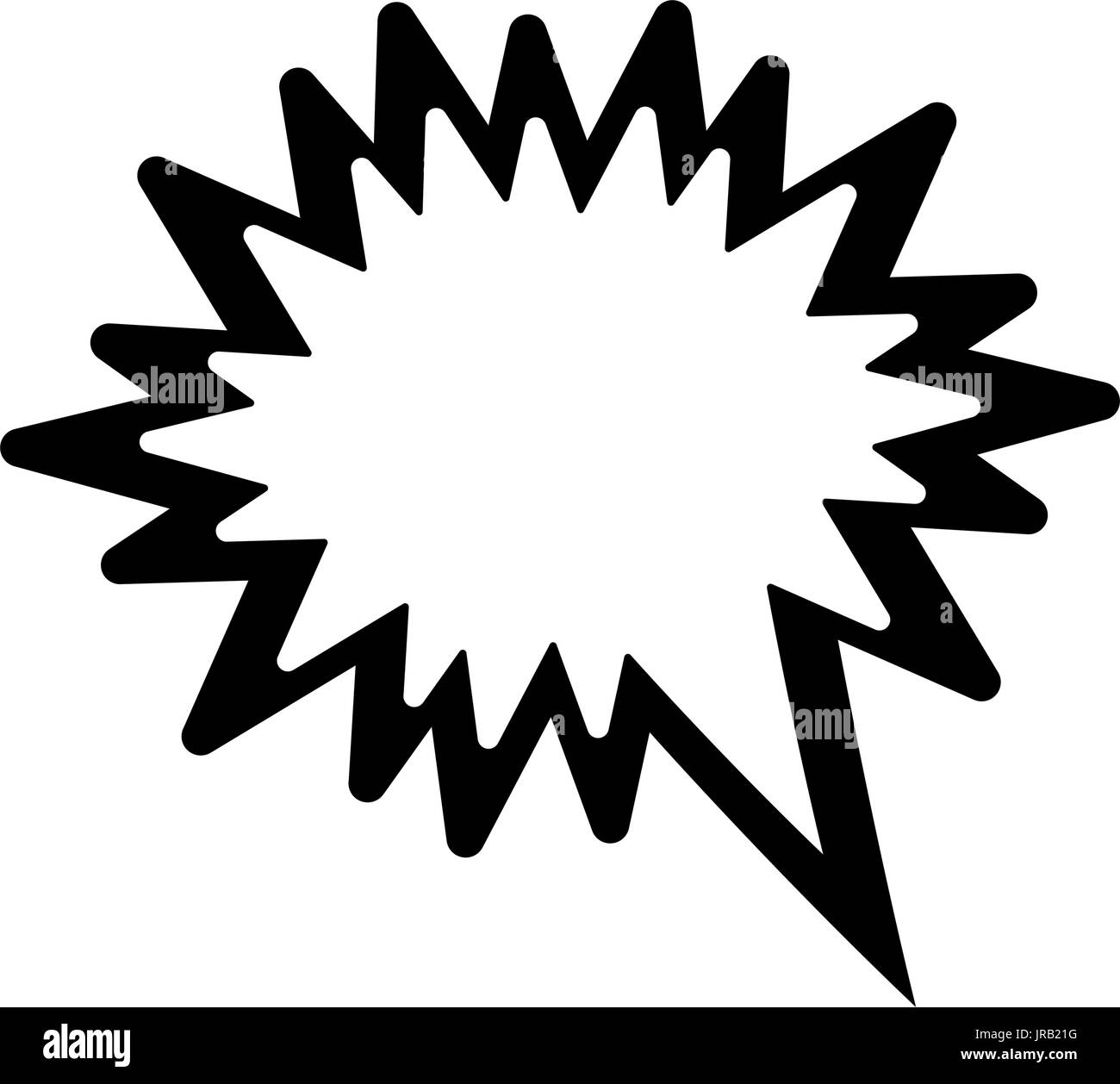 Onomatopée vierge icône bulle droit Illustration de Vecteur