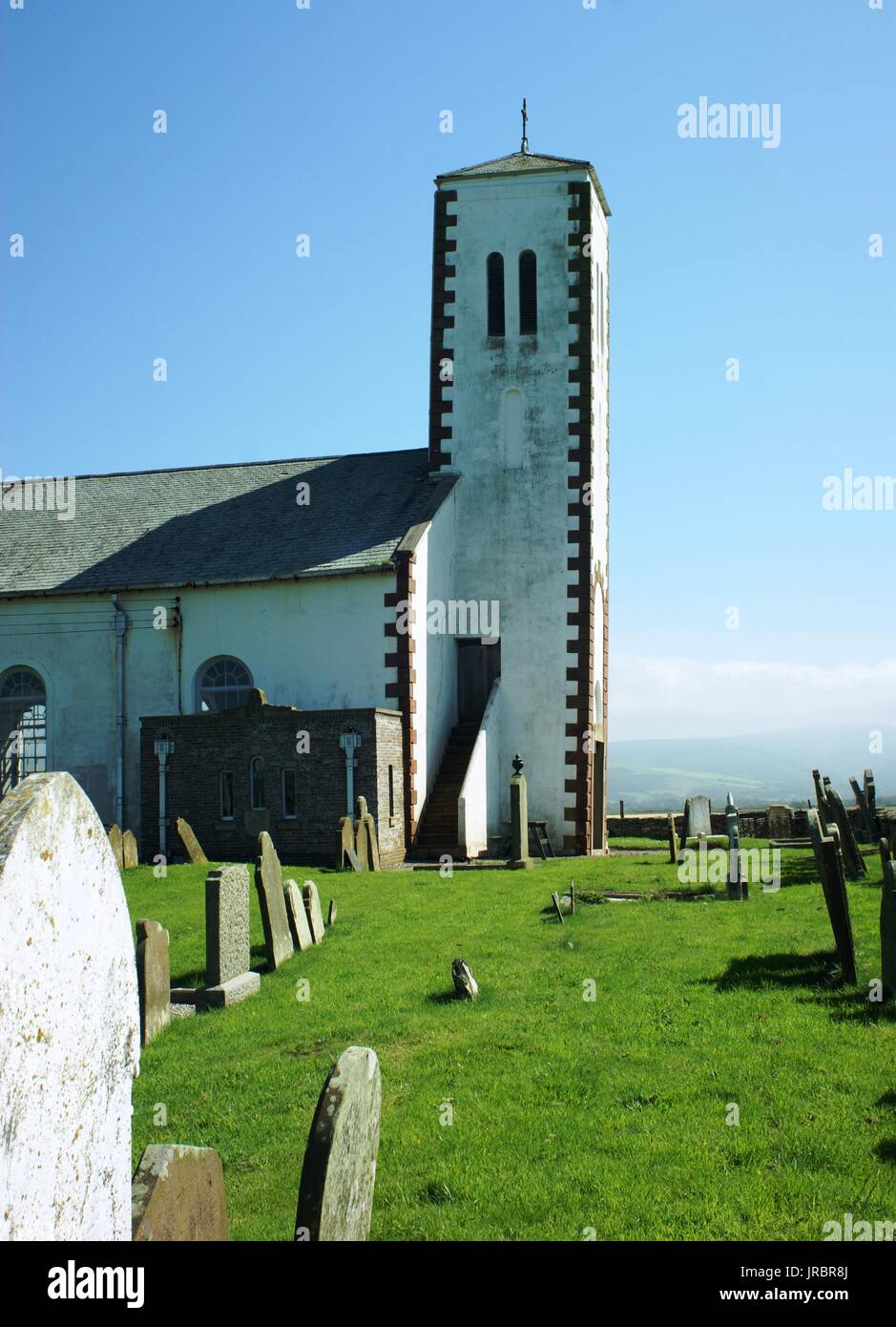 Jurby Jurby, église, à l'île de Man Banque D'Images