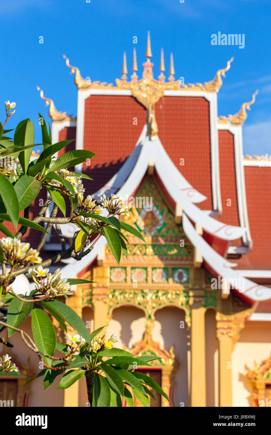 Wat Pha That Luang, Vientiane, Laos. Banque D'Images