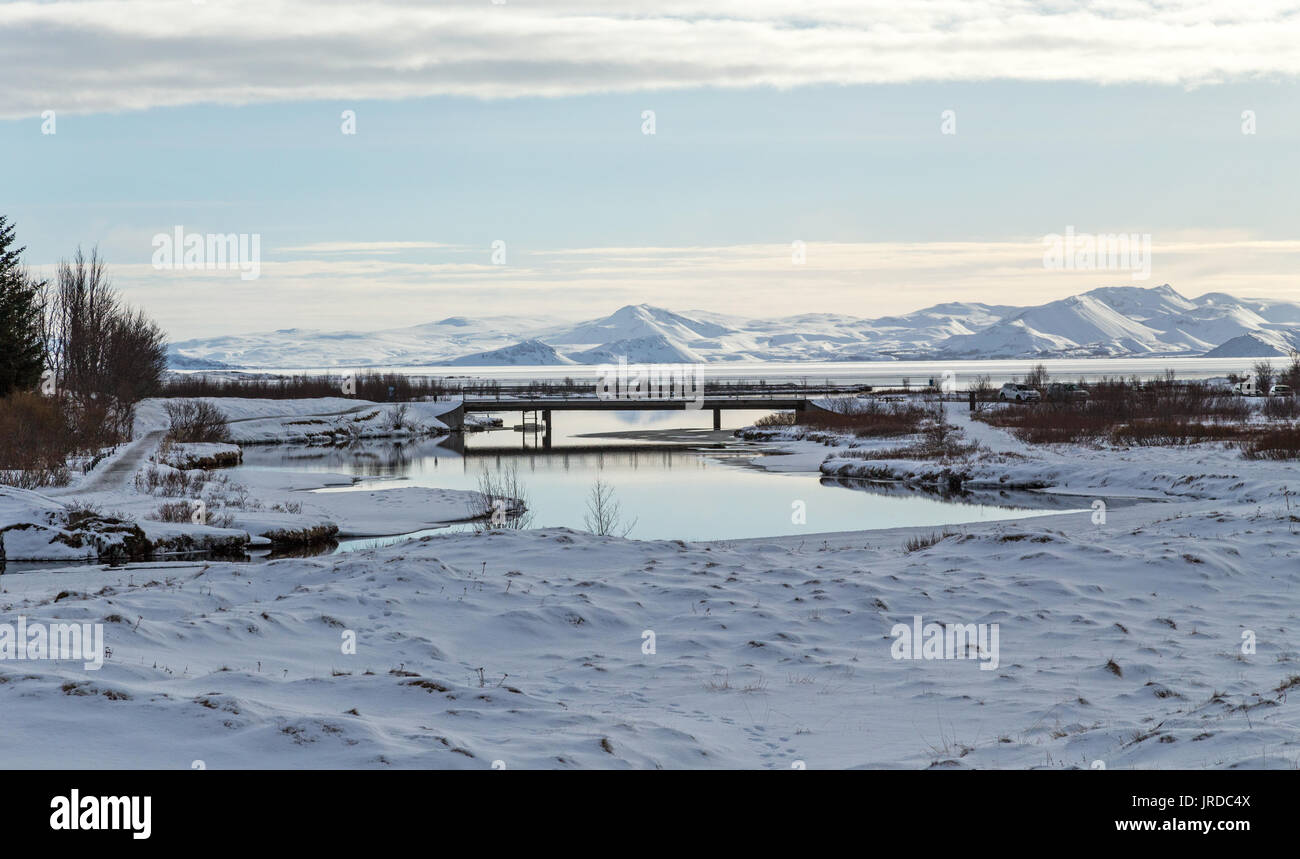 Le Parc National de Thingvellir Banque D'Images