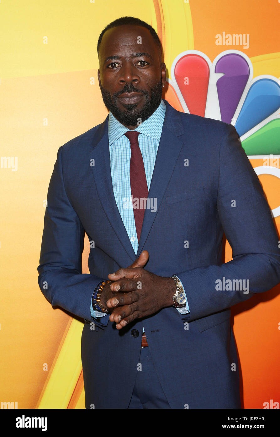 3 août 2017 - Los Angeles, États-Unis - 03 août 2017 - Los Angeles, Californie - Demetrius Grosse. 2017 NBC TCA Summer Press Tour qui a eu lieu au Beverly Hilton Hotel. Crédit photo : F. Sadou/AdMedia (crédit Image : © F. Sadou/AdMedia via Zuma sur le fil) Banque D'Images