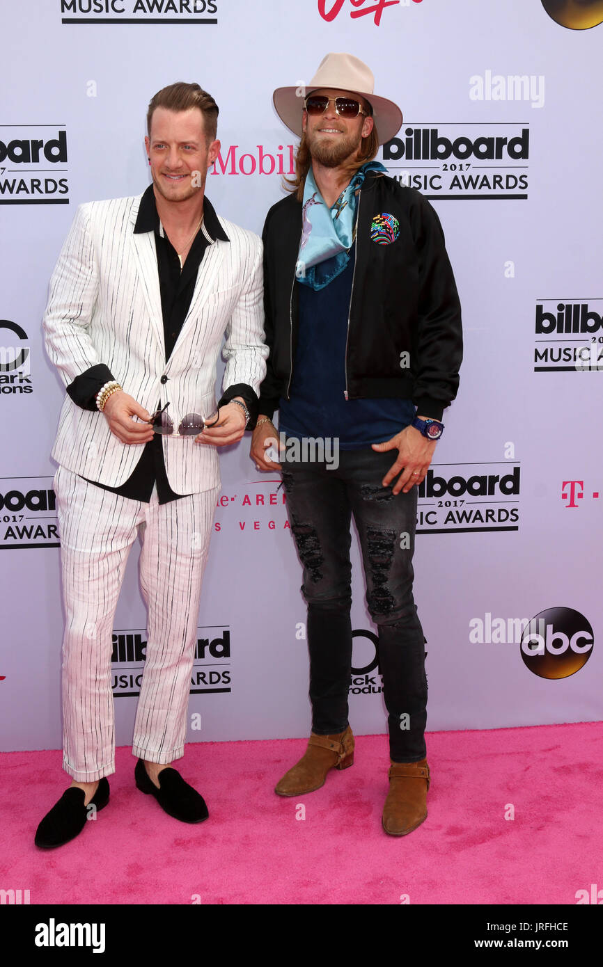 2017 Billboard Awards tenue à la T-Mobile Arena - Arrivées en vedette : Florida Georgia Line, Tyler Hubbard, Brian Kelley Où : Las Vegas, Nevada, United States Quand : 21 mai 2017 Credit : Nicky Nelson/WENN.com Banque D'Images