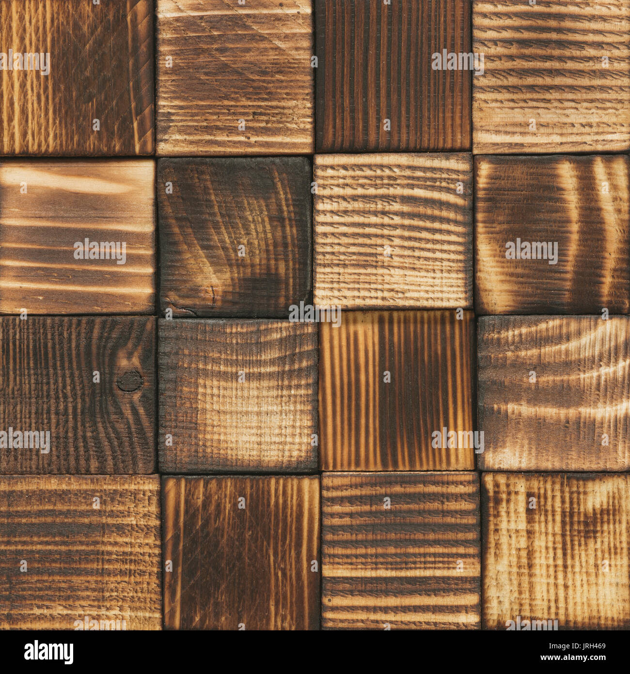 Fond de bois rustique. Blocs en bois sombre. Banque D'Images