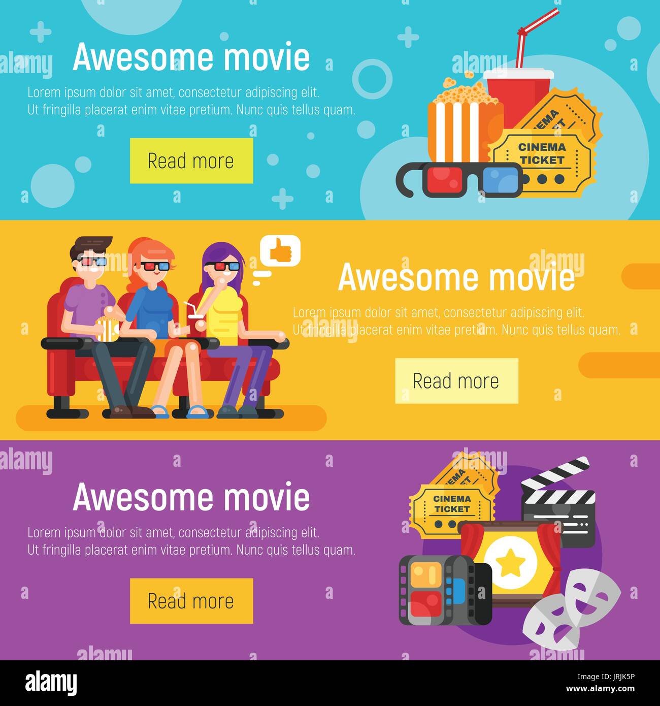 Télévision vecteur modèle de styles pour bandeau web. L'école et l'éducation d'icônes. Illustration de Vecteur