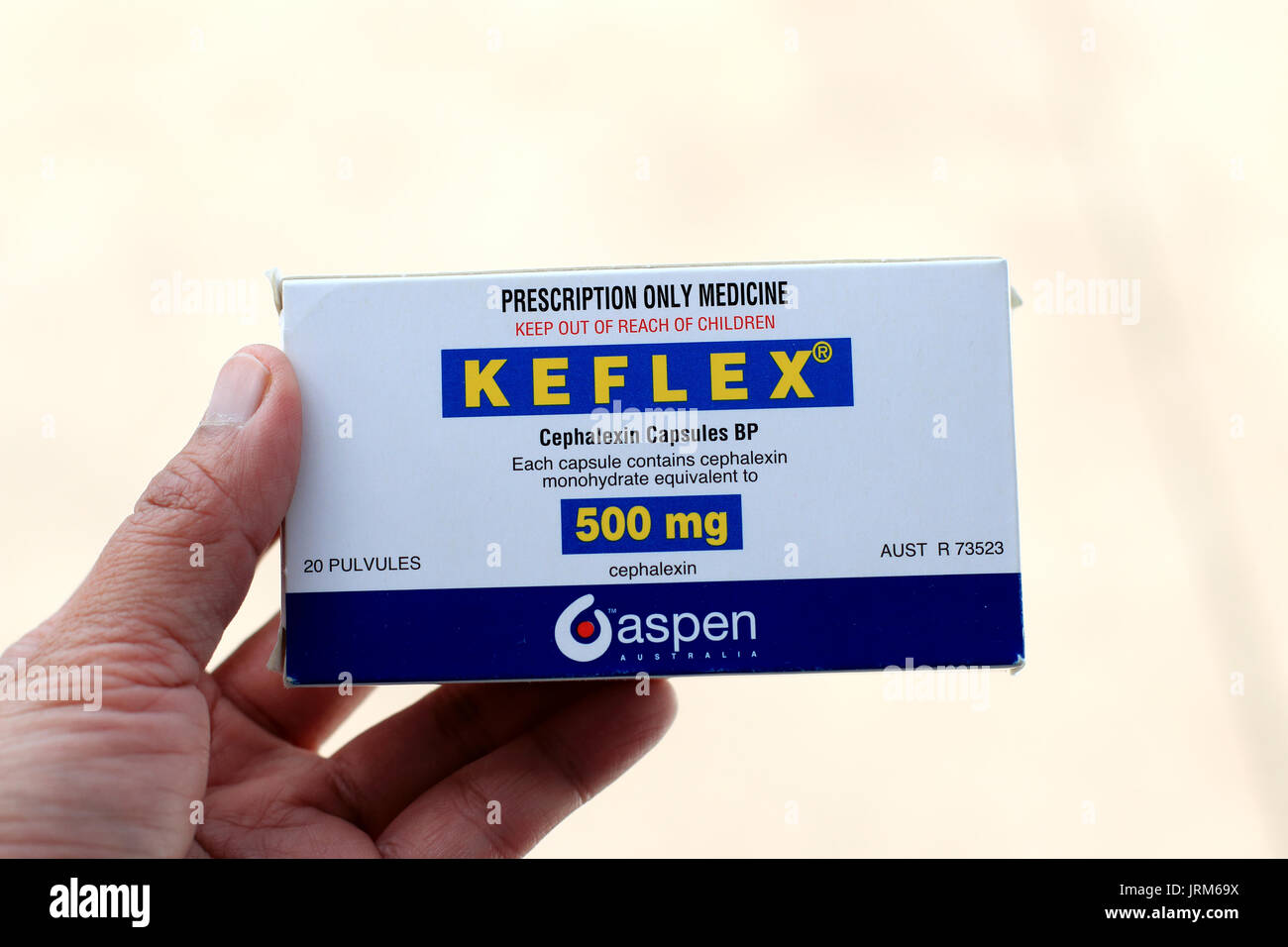 Keflex Cephalexin Keflex Cephalexin Capsules Capsules Banque D'Images