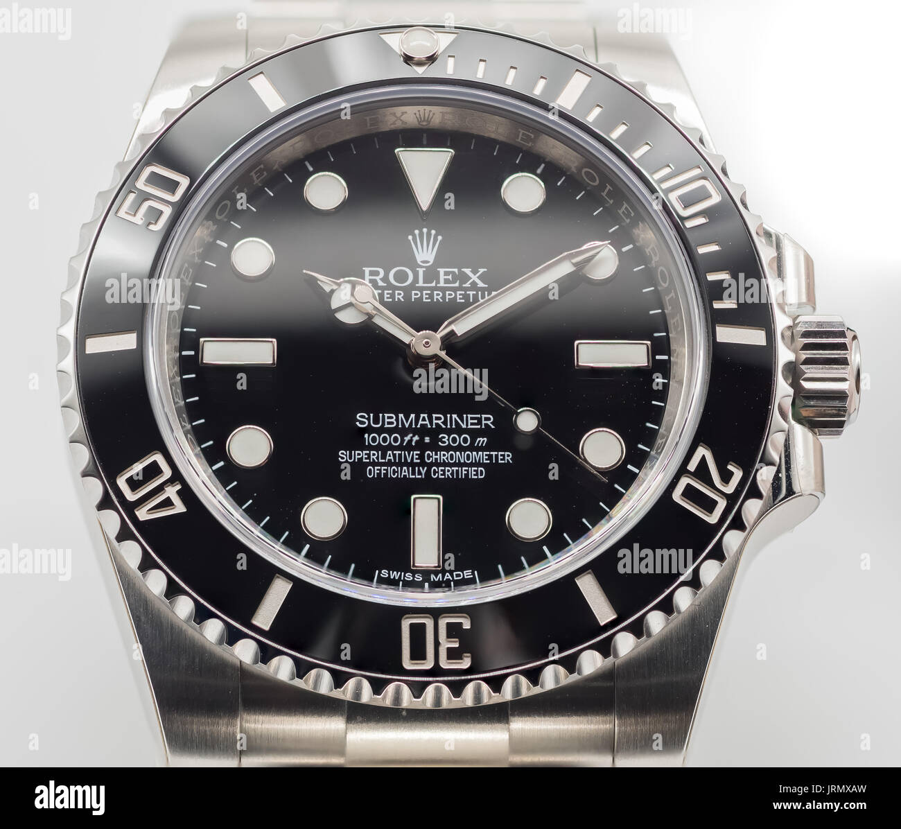Submariner Or blanc Lunette Bleue 116619LB - 41 Watch