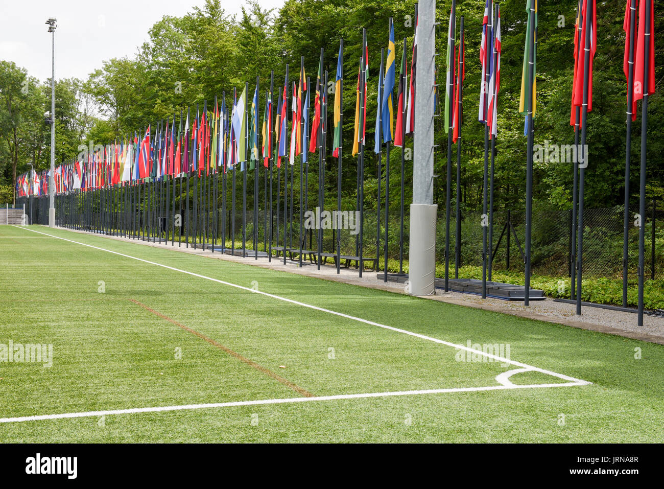 Zurich, Suisse - 11 juillet 2017 : Siège de la FIFA à Zurich en Suisse Banque D'Images