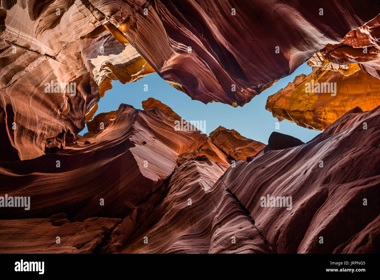 L'étonnante canyons Antelope Slot en Arizona, CA. Ces en particulier sont de Canyon X. Banque D'Images