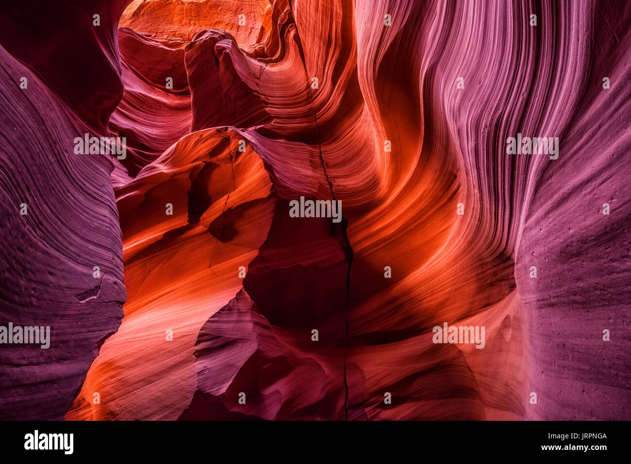 L'étonnante canyons Antelope Slot en Arizona, CA. Ces en particulier sont de Canyon X. Banque D'Images