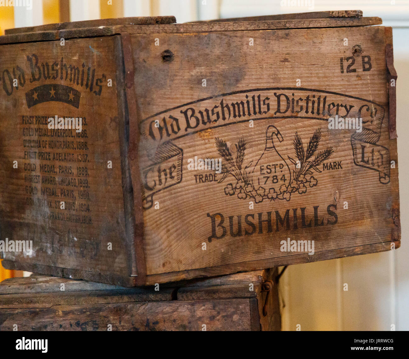 Centre des Visiteurs de Whiskey Bushmills Banque D'Images