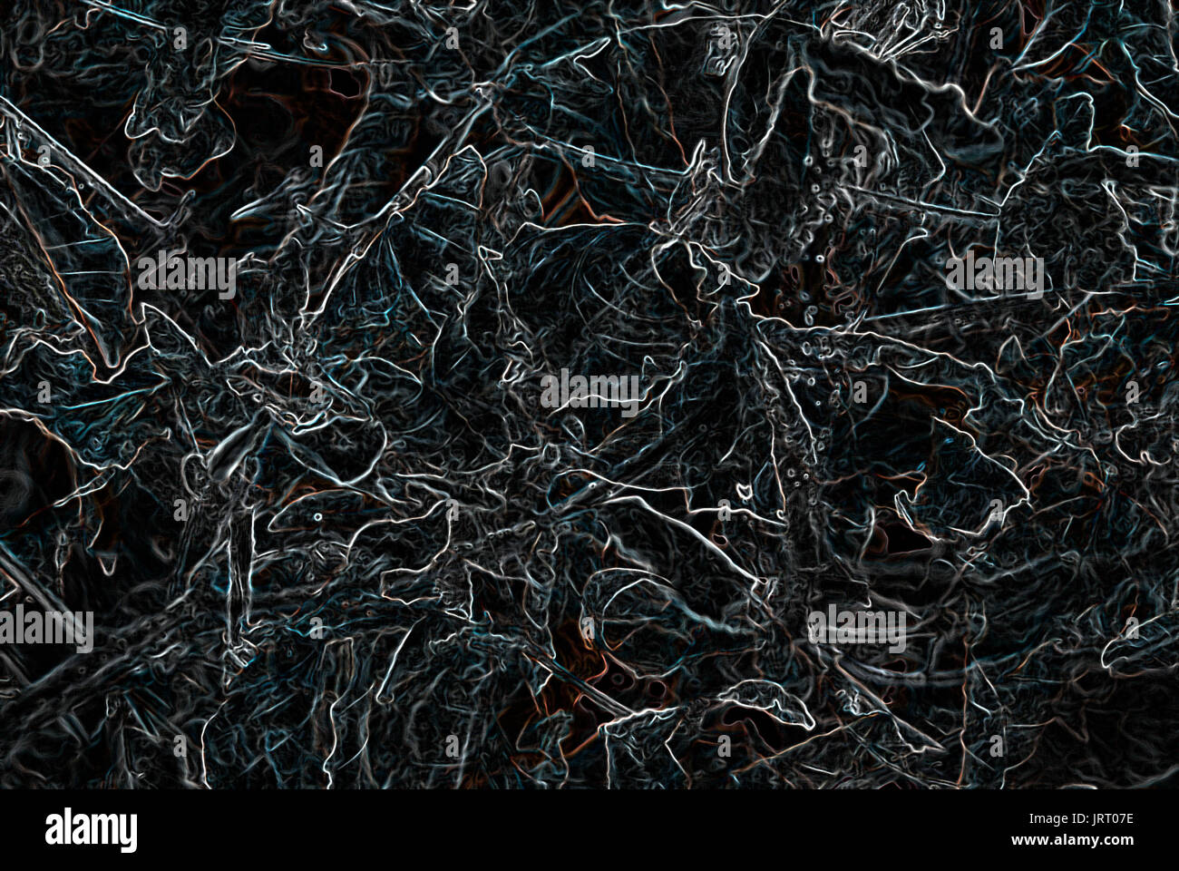 Image abstraite, néon, graphique, extraterrestre, effet de rayons X, Image dynamique, différent, occupé, bizarre, détaillé, Frappe, lueur, traits fins, animer Banque D'Images