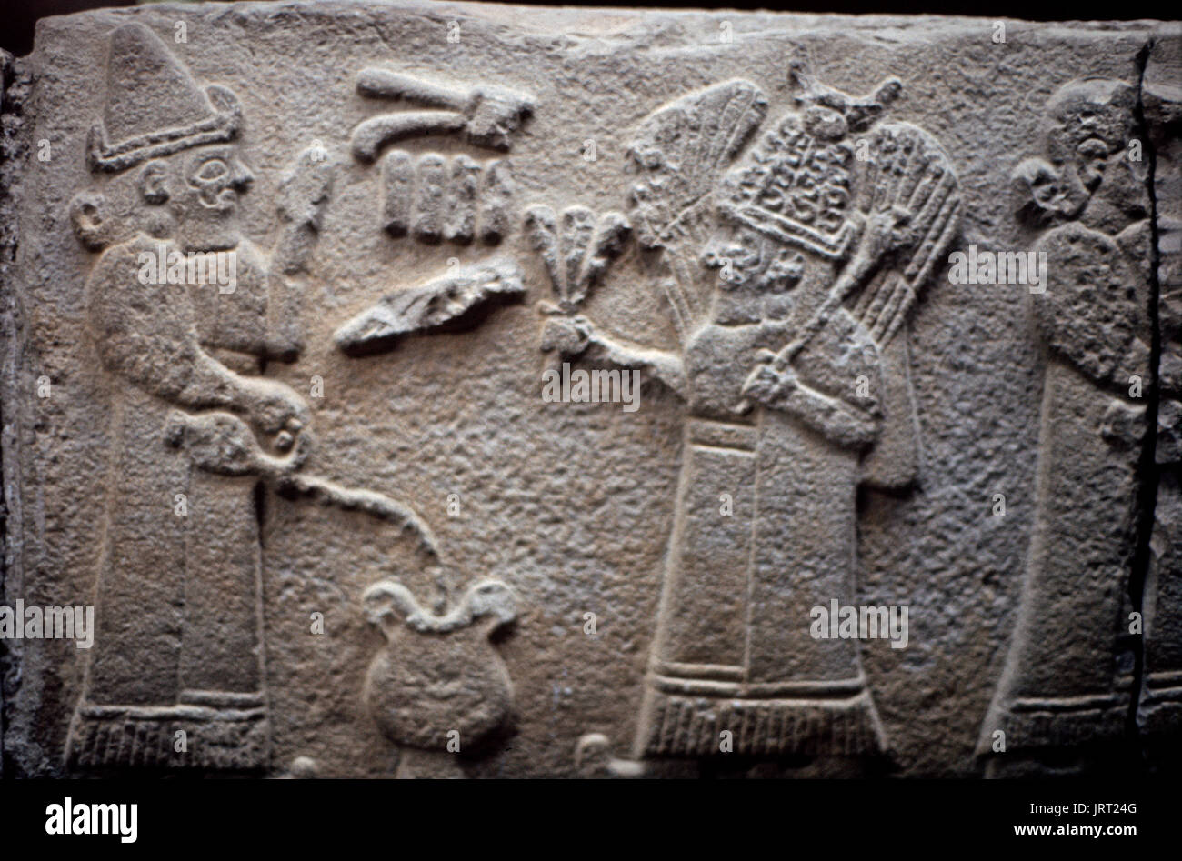 Charchemish,Hittite reliefs du Musée des civilisations anatoliennes, Ankara, Turquie Banque D'Images