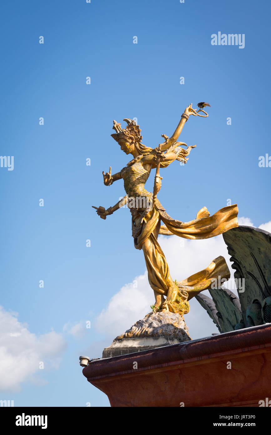 Goddes statue danse de Bali Banque D'Images