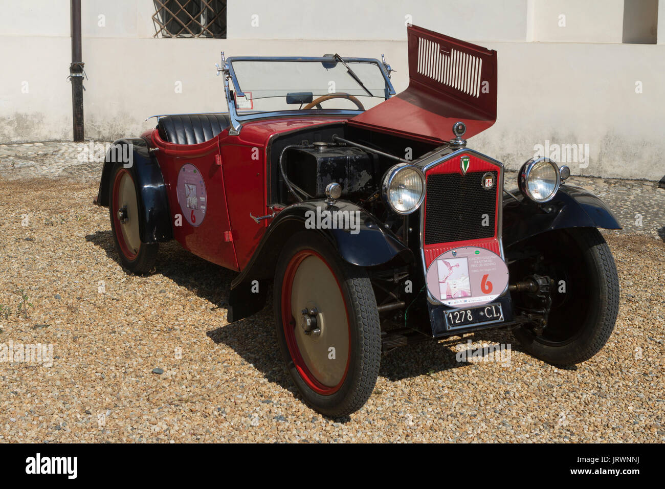1931 DKW 580 une araignée. Voitures anciennes et des voitures en exposition à Turin pendant Parco Valentino car show. Banque D'Images