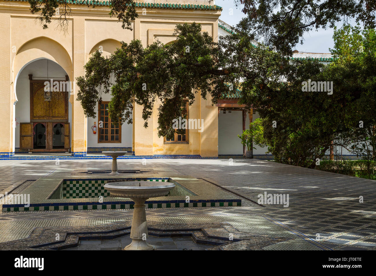 Musée Dar Batha. Fes el Bali. Le Maroc, Maghreb, Afrique du Nord. Le Maroc, Maghreb, Afrique du Nord Banque D'Images