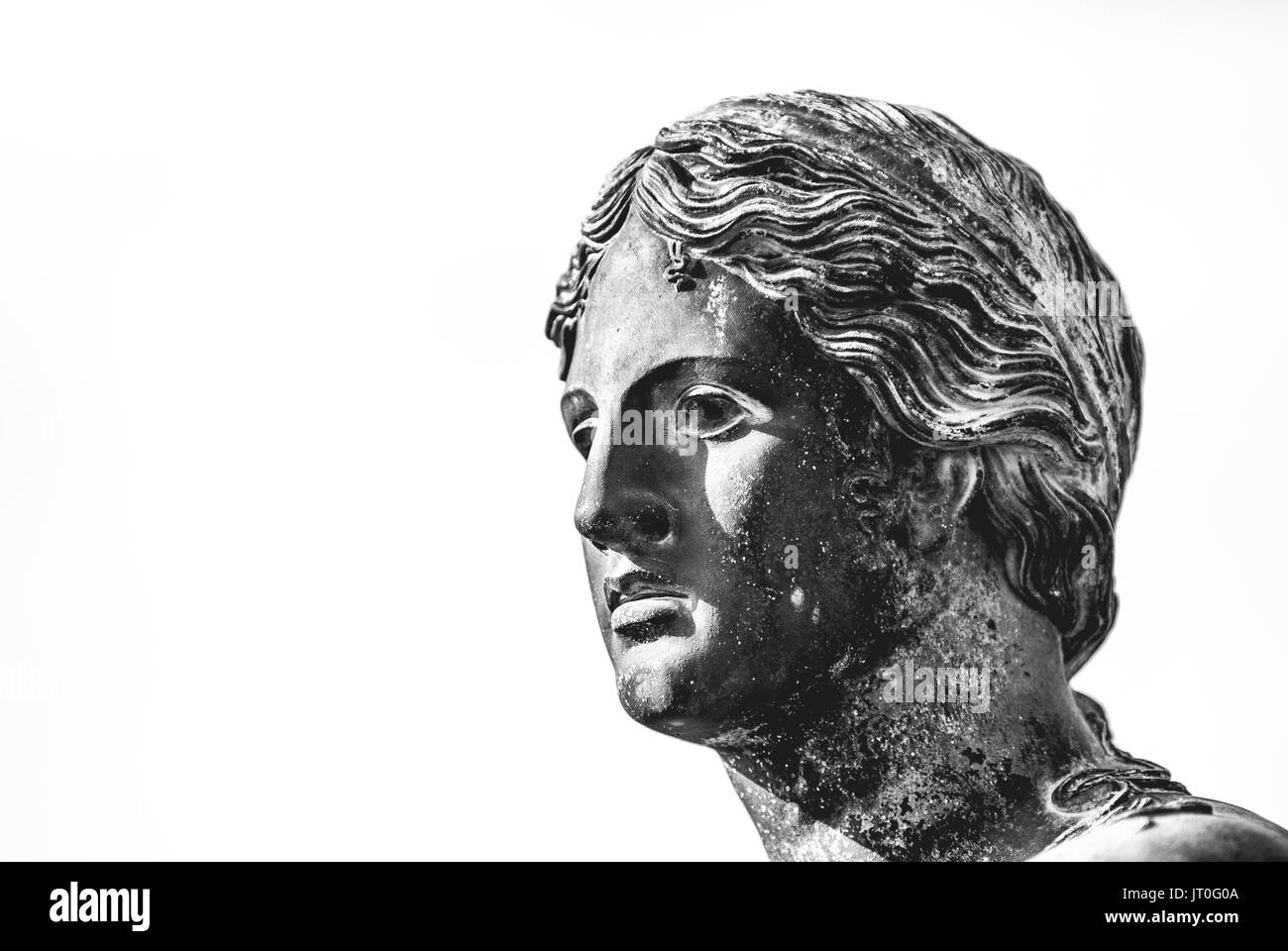 Pompéi. Statue d'Apollon Banque D'Images