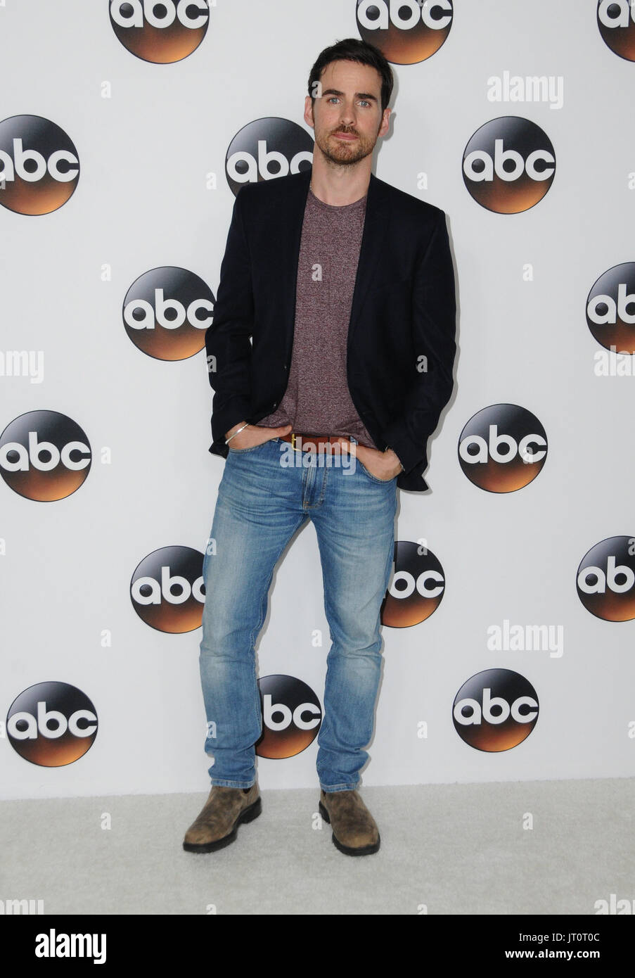 Beverly Hills, CA, USA. 6e août, 2017. 06 août 2017 - Los Angeles, Californie - Colin O'Donoghue. ABC 2017 Summer TCA Tour qui a eu lieu au Beverly Hilton Hotel à Beverly Hills. Crédit photo : Birdie Thompson/AdMedia Crédit : Birdie Thompson/AdMedia/ZUMA/Alamy Fil Live News Banque D'Images