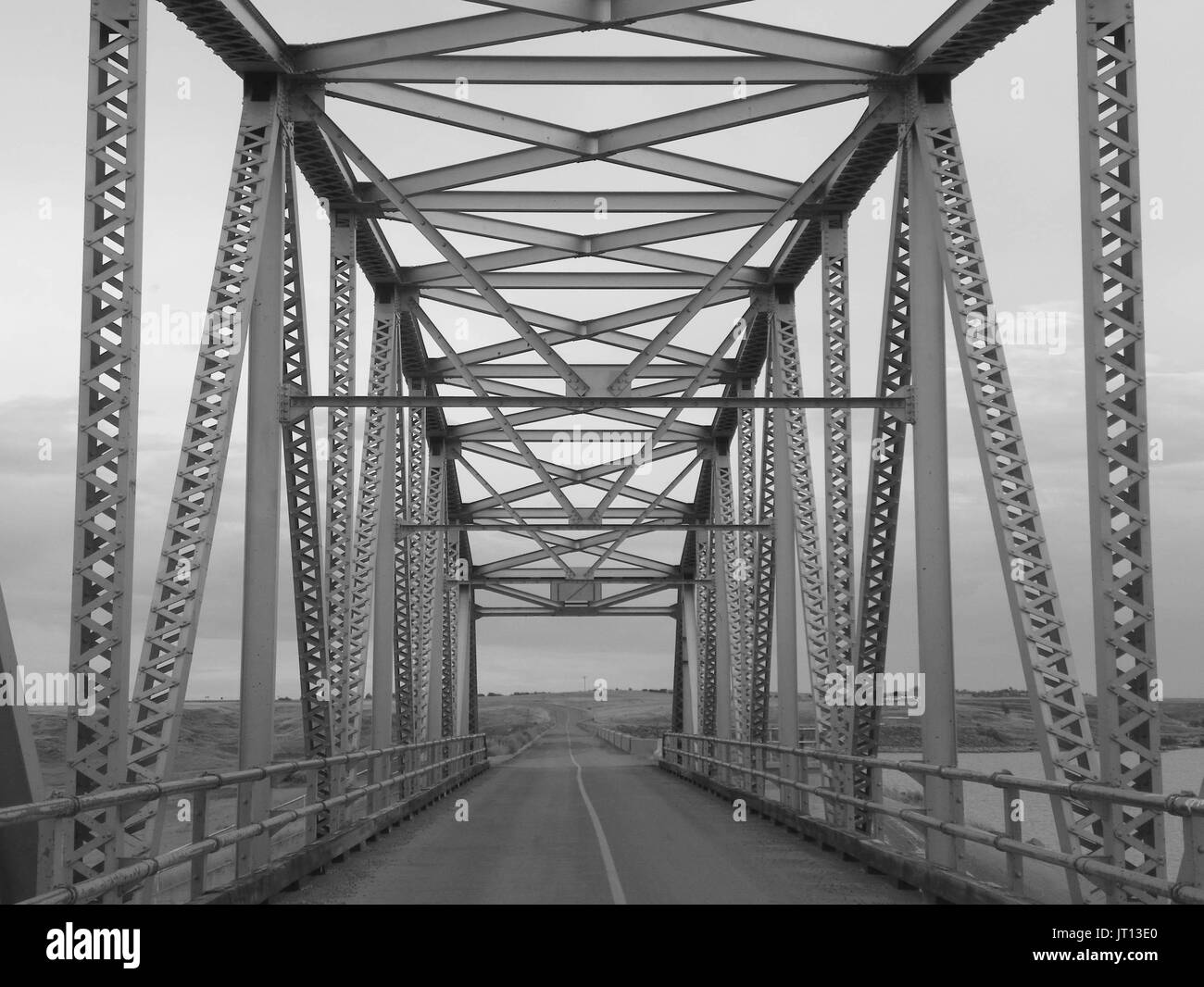 Un tour sur réservoir Fresno près de Havre, Montana Banque D'Images