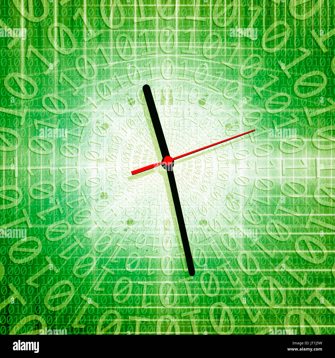 Contexte conceptuel de l'image binaire et résumé de la technologie des feux Banque D'Images