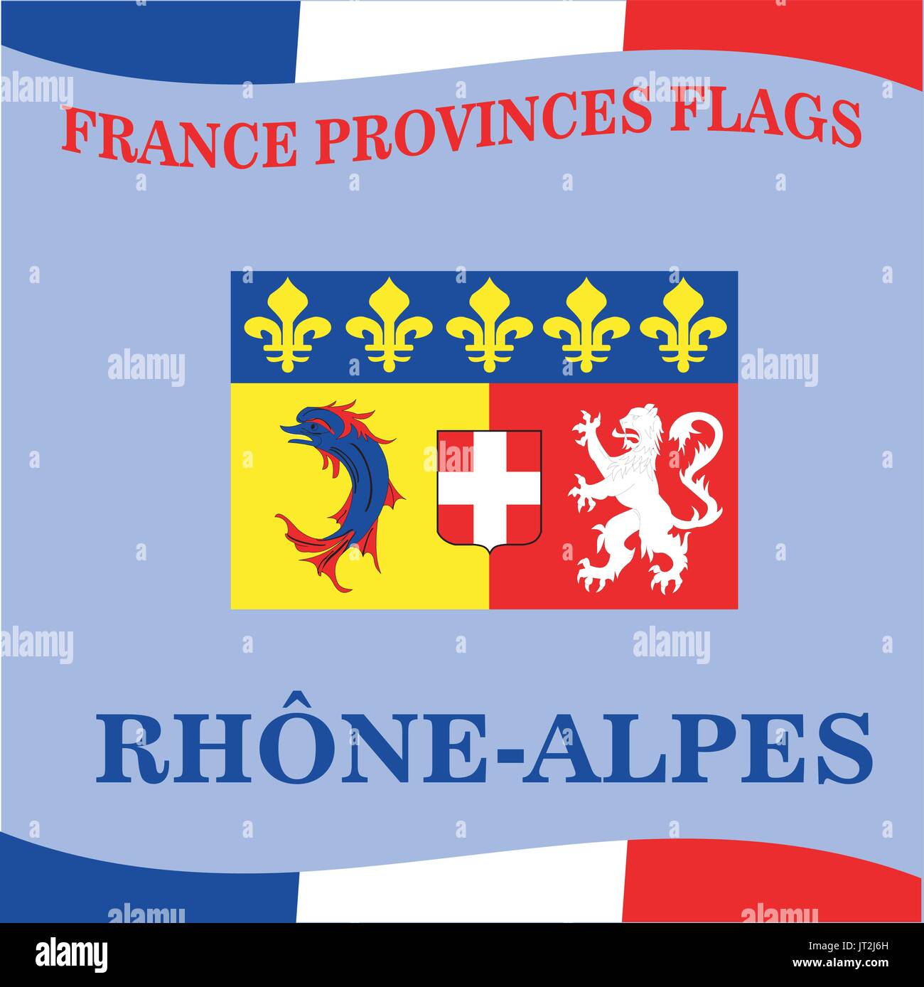 Pavillon de province française Phone Alpes Illustration de Vecteur
