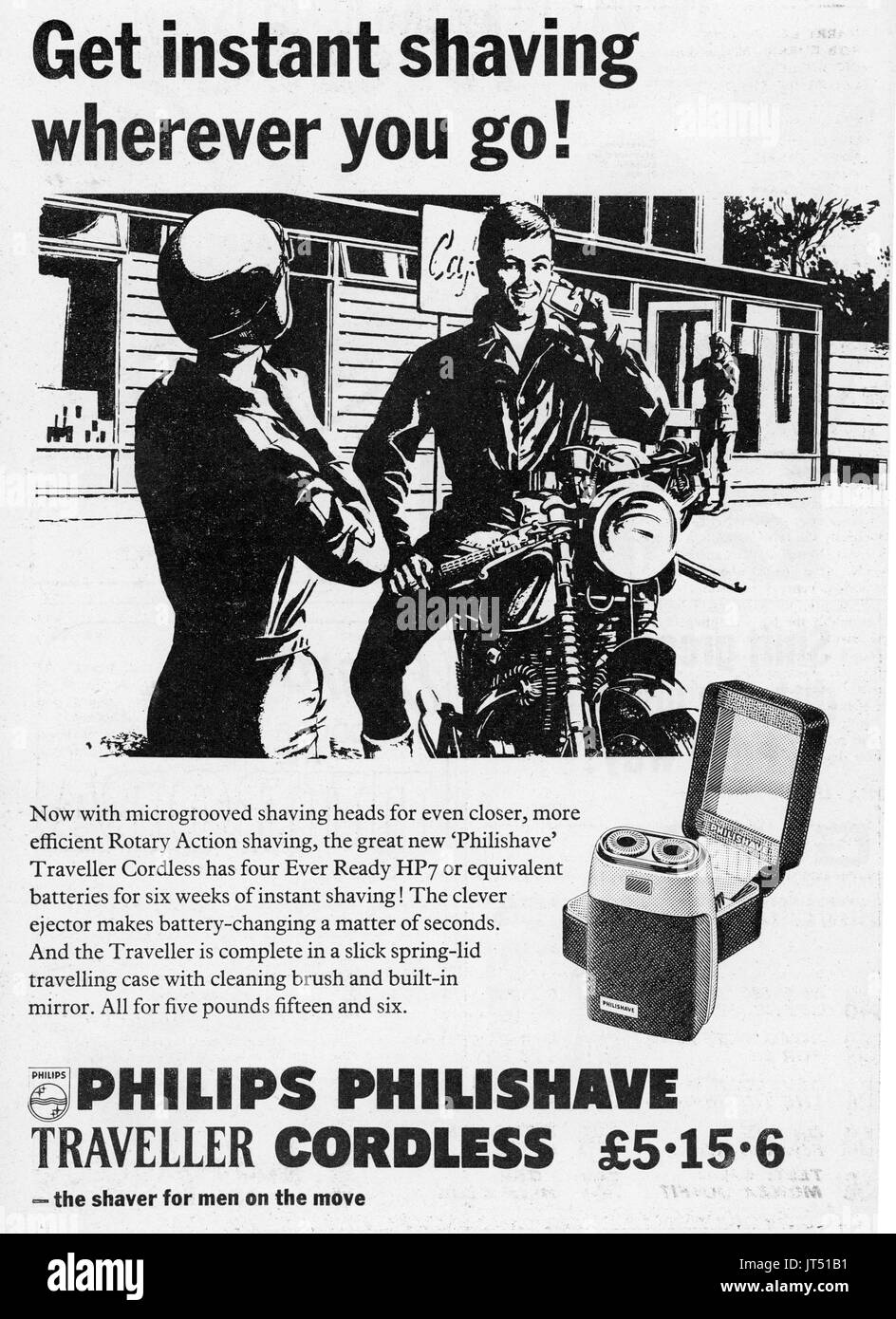 1967 Philisghave Magazine Publicité pour rasoir sans fil Philips Photo  Stock - Alamy