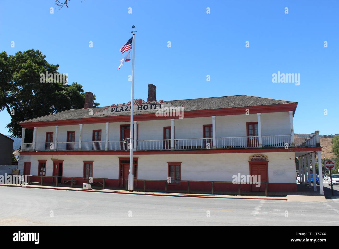 Plaza Hotel, San Juan Bautista, California Banque D'Images