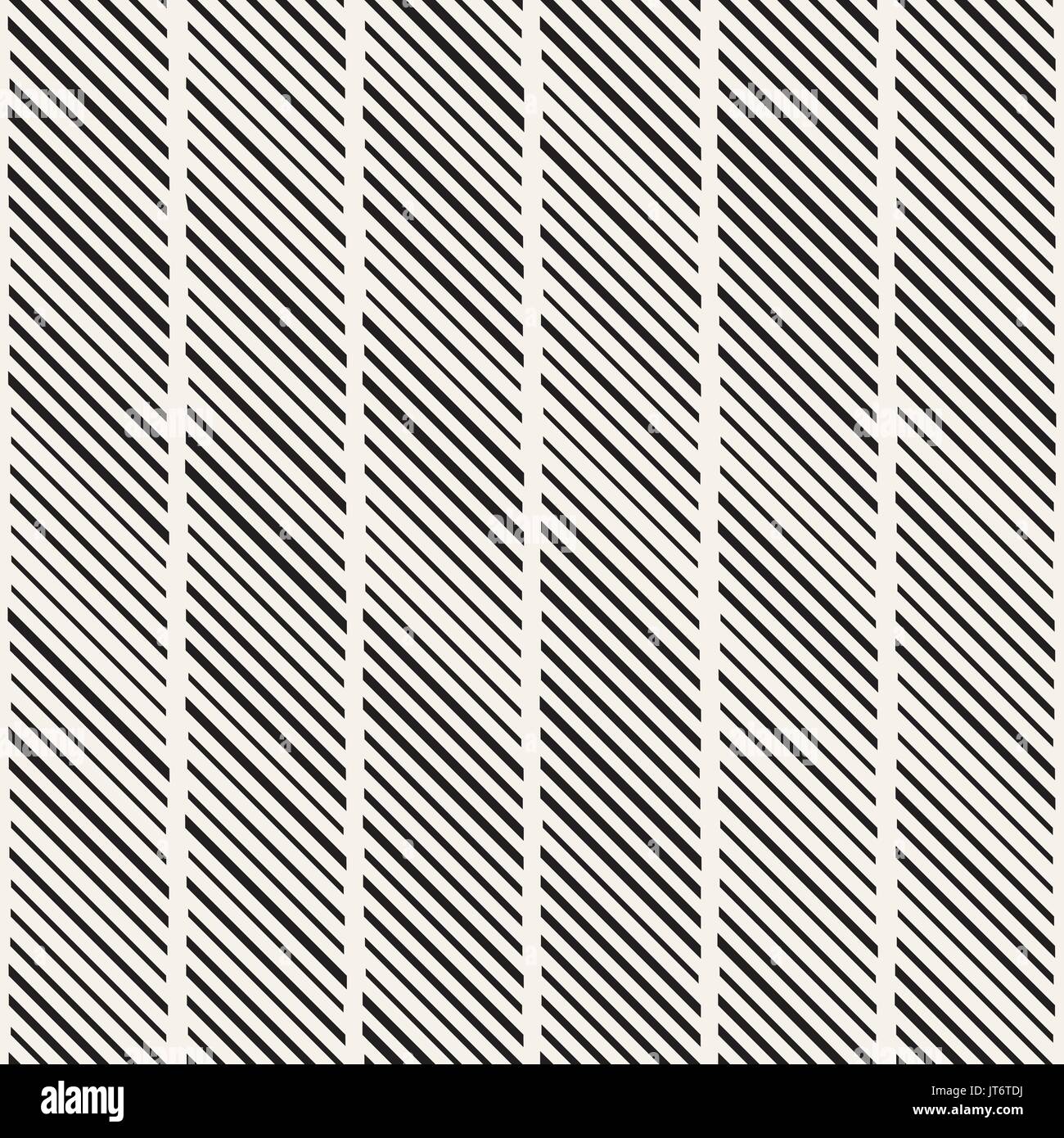Noir et blanc motif Pointillés irréguliers. Seamless Background Vector abstrait moderne. Rayures élégantes mosaïque chaotique Illustration de Vecteur