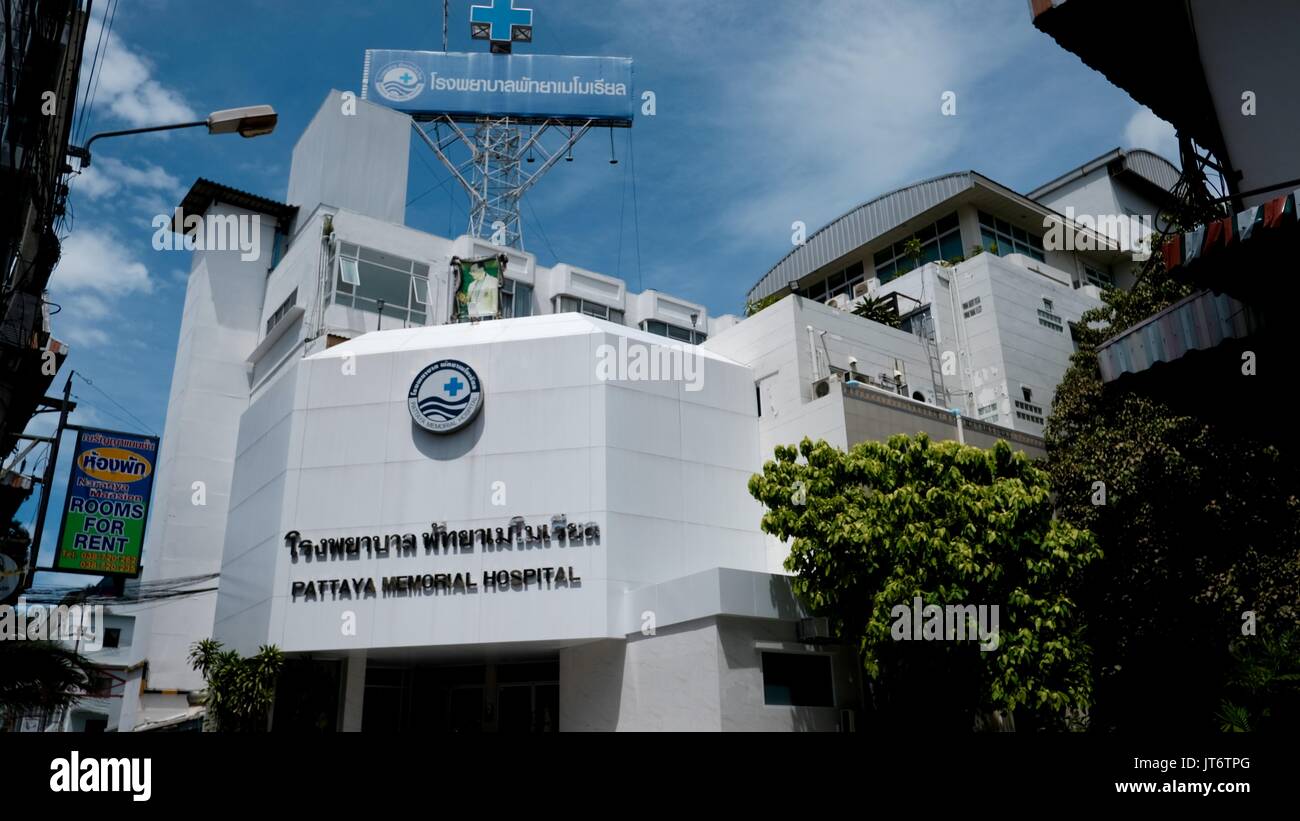 Soins de santé Hôpital Pattaya Memorial Central Pattaya Road Pattaya Thaïlande Banque D'Images