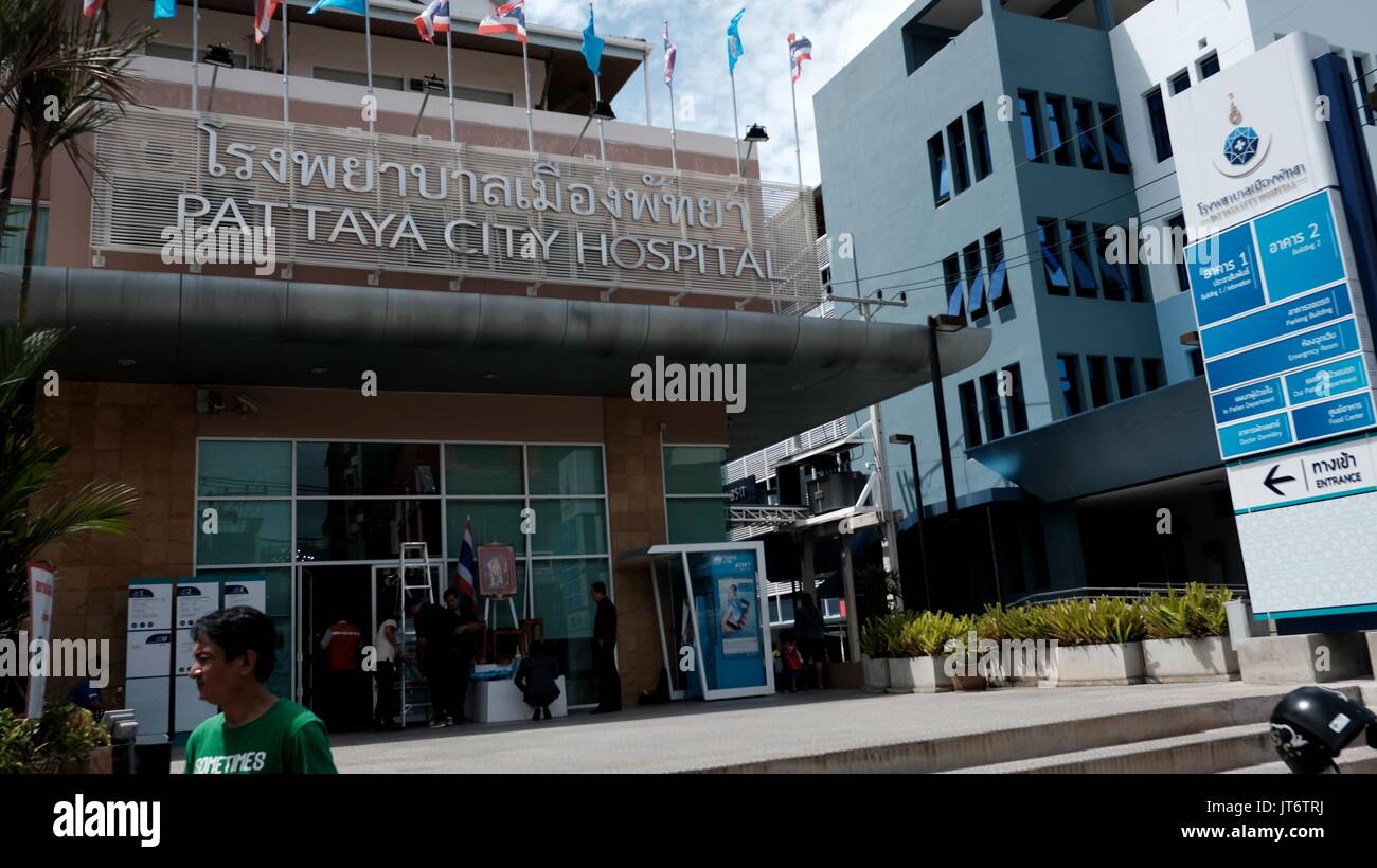 Les manifestations cliniques de l'hôpital de la ville de Pattaya à l'organisation de la communauté des soins de santé soi Buakhao Pattaya Thaïlande Banque D'Images