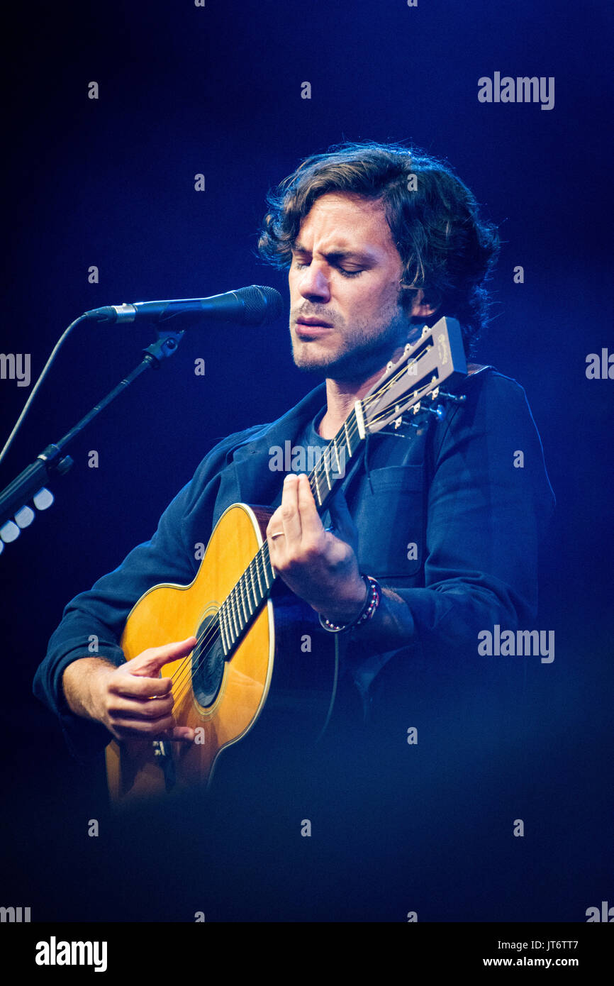 Cornbury Music Festival 2017 - Performances Avec : Jack Savoretti Où : Oxford, Royaume-Uni Quand : 07 Oct 2017 Source : WENN.com Banque D'Images