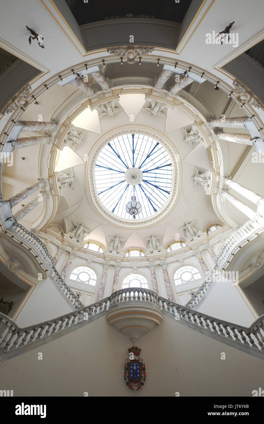 Gran Teatro de la Habana, escalier avec magnifique coupole,La Havane, Cuba Banque D'Images