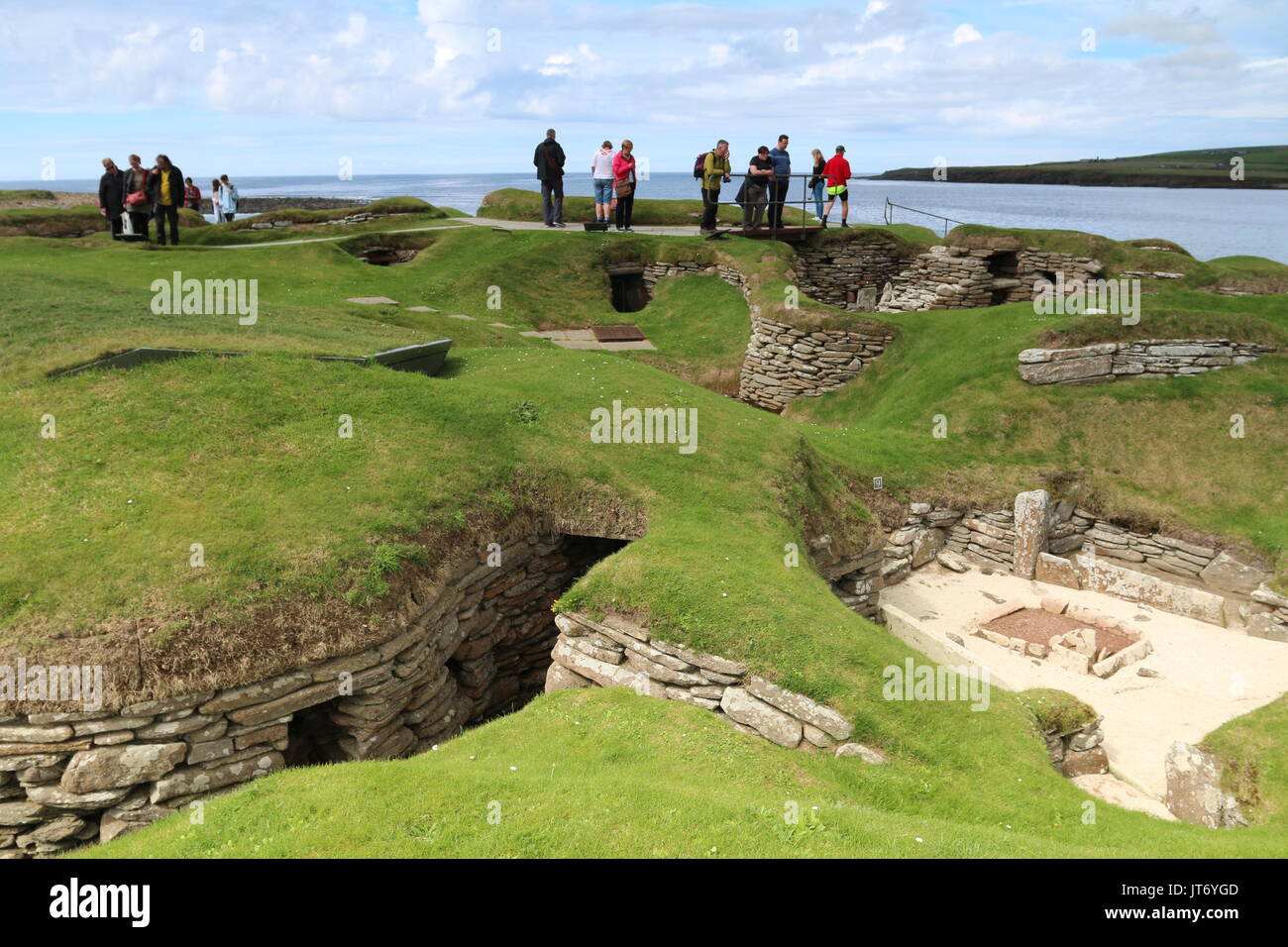 Skara Brae, village néolithique, Orkney Islands Banque D'Images