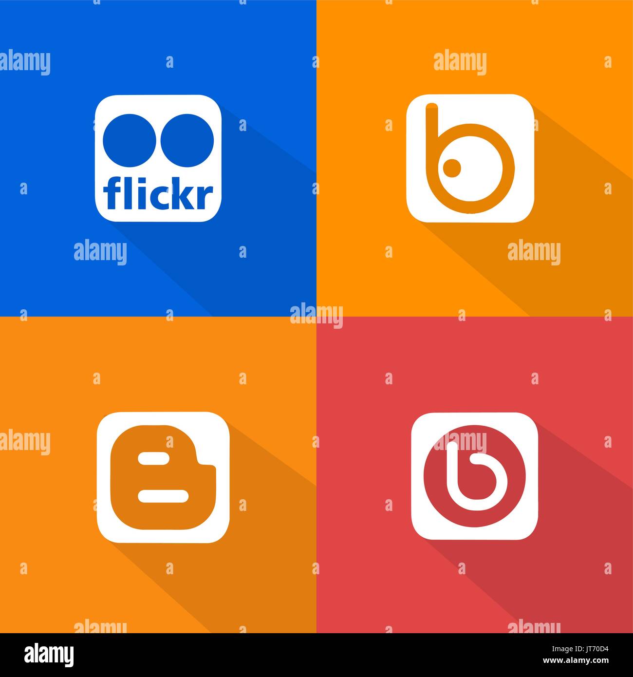 Réseau sociale Web Buttons, Vecteur, illustration Illustration de Vecteur