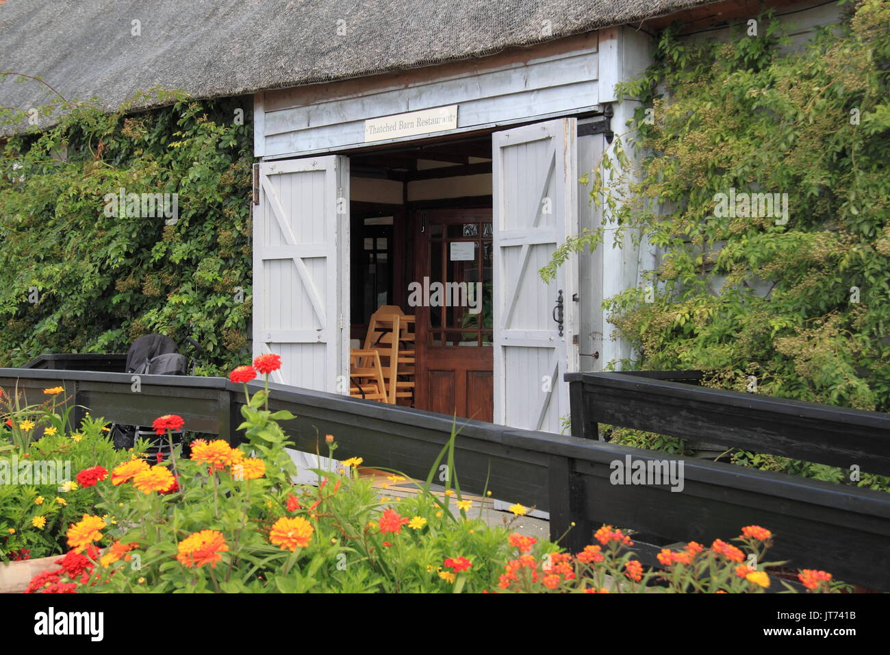 Restaurant La Grange de chaume, RHS Garden Hyde Hall Flower Show 2017, Chelmsford, Essex, Angleterre, Grande-Bretagne, Royaume-Uni, UK, Europe Banque D'Images