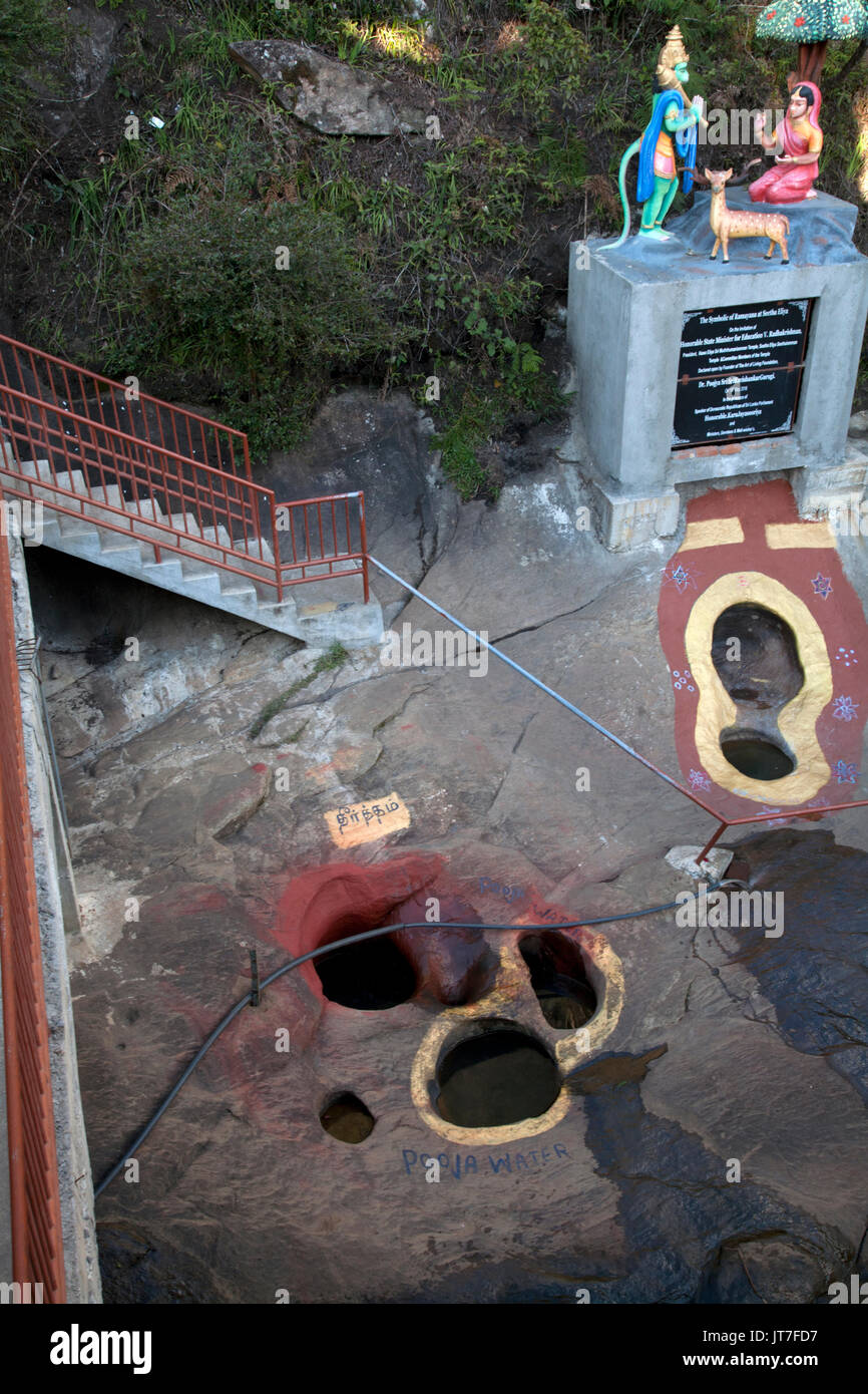 Sita amman temple seetha eliya Sri lanka province centrale Banque D'Images