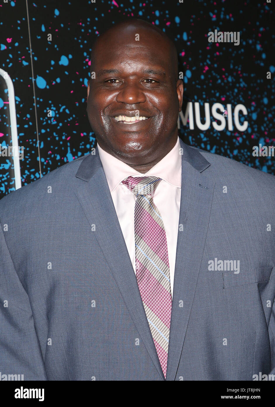 West Hollywood, États-Unis. 7 août 2017. 07 août 2017 - West Hollywood, Californie - Shaquille O'Neal. 'Carpool Karaoke : The Series' sur Apple Music Launch Party au Château Marmont. Crédit photo : F. Sadou/Admedia Banque D'Images